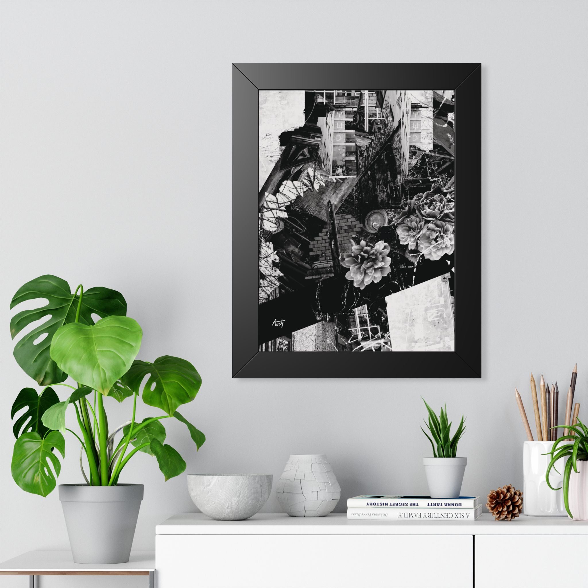 My Heart Belongs To You | Framed Art Print | Original Photoshop Collage