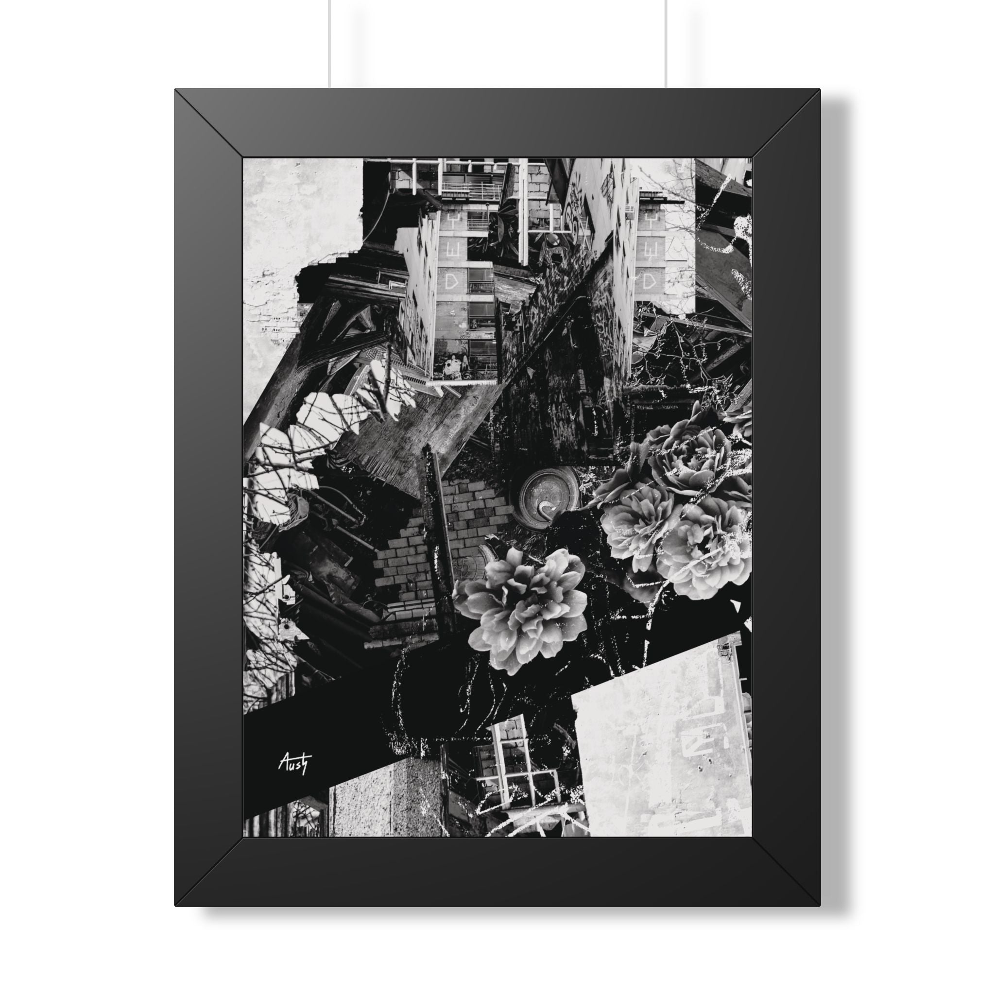 My Heart Belongs To You | Framed Art Print | Original Photoshop Collage